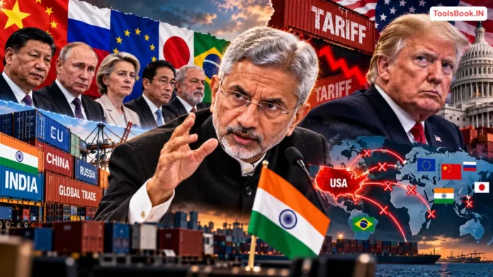 Jaishankar on USA Lonelier Power - India US Trade War 2026, Donald Trump 100 percent tariff India, Russia Sanctions Bill impact, G20 Summit 2026 USA, UPSC IR Current Affairs.